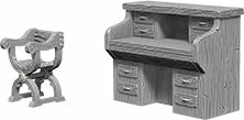 Wizkids Games WizKids - Deep Cuts Unpainted Miniatures: Desk & Chair All Board Games