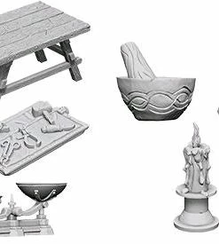 Wizkids Games WizKids - Deep Cuts Unpainted Miniatures: Workbench & Tools