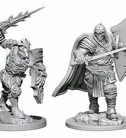 Wizkids Games Dungeons & Dragons - Nolzur's Marvelous Unpainted Minis: Death Knight & Helmed Horror