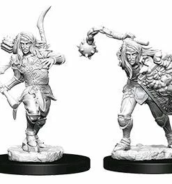 Wizkids Games All Board Games Pathfinder - Deep Cuts Unpainted Miniatures: Elf Male Fighter #2