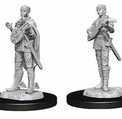 Wizkids Games Dungeons & Dragons - Nolzurs Marvelous Unpainted Minis: Female Half-Elf Bard