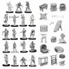 Wizkids Games Wizkids - Unpainted Townspeople & Accessories All Board Games