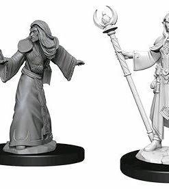 WizKids Games Dungeons & Dragons - Nolzurs Marvelous Unpainted Minis: Male Elf Wizard All Board Games