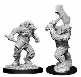WizKids Games All Board Games Dungeons & Dragons - Nolzurs Marvelous Unpainted Minis: Wereboar & Werebear 1 WizKids Games All Board Games Dungeons & Dragons - Nolzurs Marvelous Unpainted Minis: Wereboar & Werebear