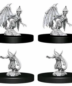 WizKids Games Dungeons & Dragons - Nolzurs Marvelous Unpainted Minis: Quasit & Imp
