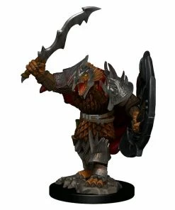 WizKids Games Dungeons & Dragons - Premium Male Dragonborn Fighter Miniature