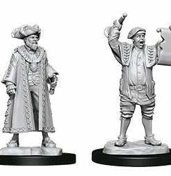 WizKids Games Wizkids - Deep Cuts Unpainted Miniatures: Mayor & Town Crier All Board Games