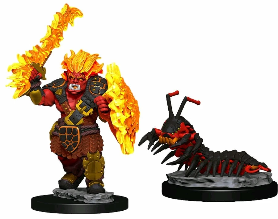 WizKids Games Wardlings - Fire Orc & Fire Centipede Pre-Painted Mini All Board Games 1 WizKids Games Wardlings - Fire Orc & Fire Centipede Pre-Painted Mini All Board Games