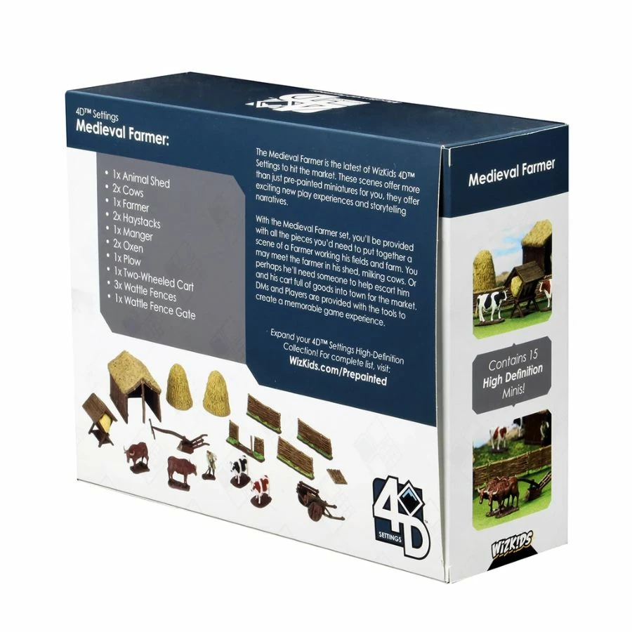 WizKids Games Wizkids - Medieval Farmer 4D Setting All Board Games 3 WizKids Games Wizkids - Medieval Farmer 4D Setting All Board Games