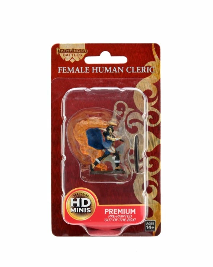 WizKids Games All Board Games Pathfinder - Human Cleric Female Premium Figure 1 WizKids Games All Board Games Pathfinder - Human Cleric Female Premium Figure