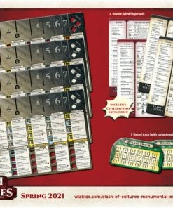 WizKids Games All Board Games Clash Of Cultures - Monumental Edition Board Game