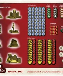 WizKids Games All Board Games Clash Of Cultures - Monumental Edition Board Game