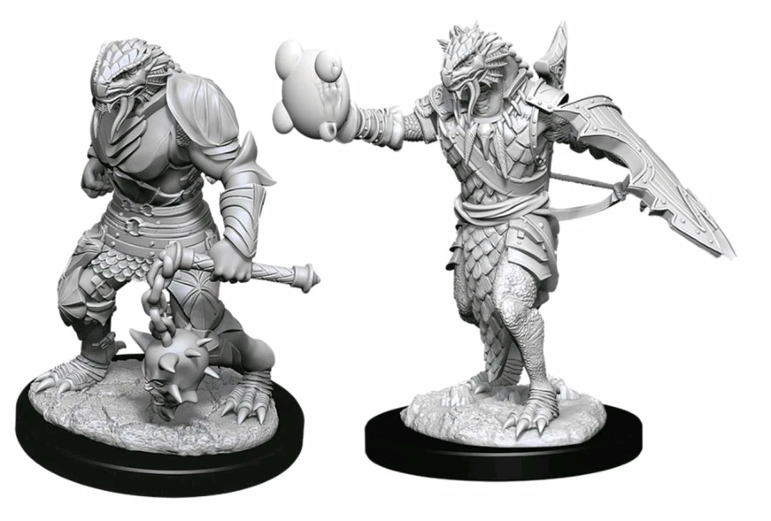 WizKids Games Dungeons & Dragons - Nolzurs Marvelous Unpainted Minis: Male Dragonborn Paladin 1 WizKids Games Dungeons & Dragons - Nolzurs Marvelous Unpainted Minis: Male Dragonborn Paladin