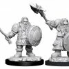 WizKids Games Dungeons & Dragons - Nolzur's Marvelous Unpainted Minis: Male Dwarf Fighter