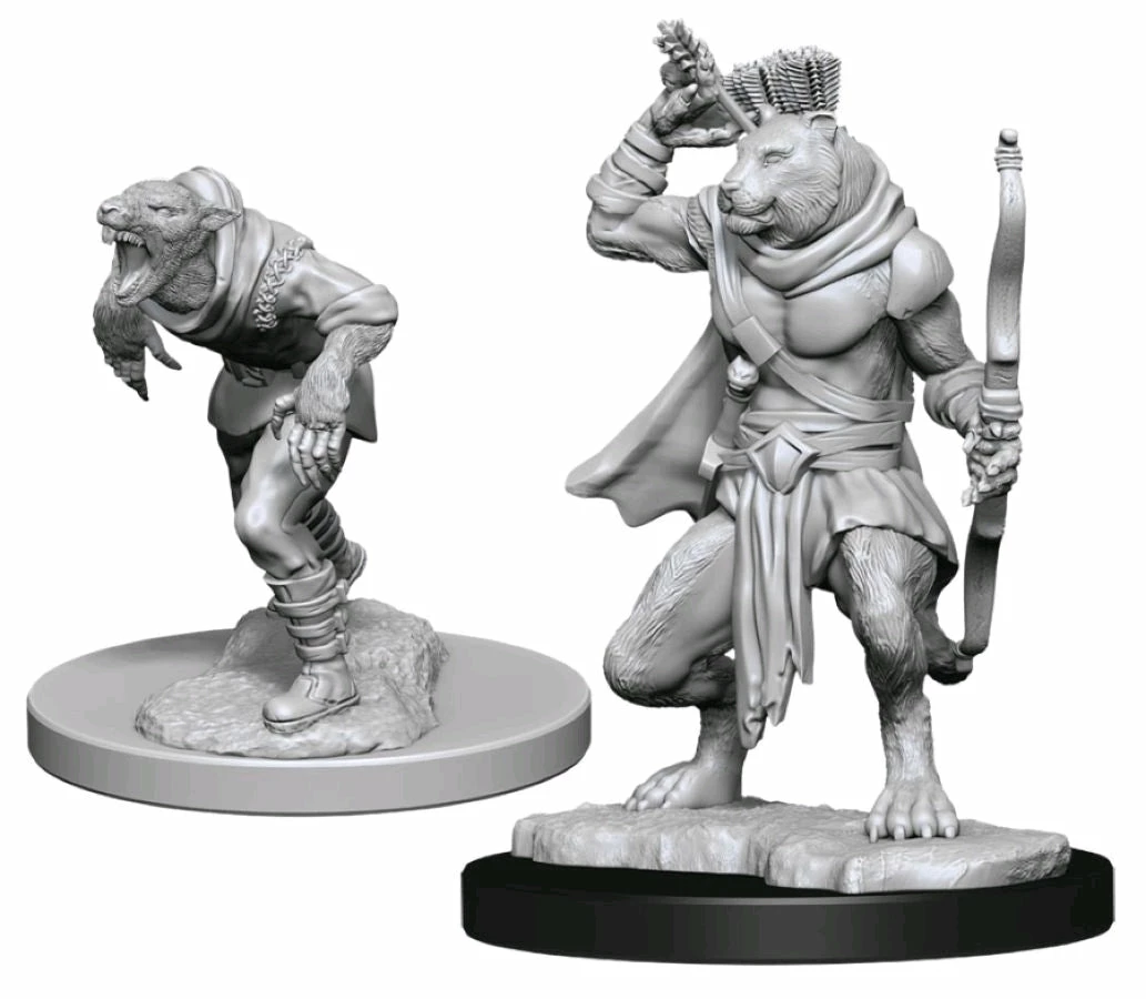 WizKids Games Dungeons & Dragons - Nolzur's Marvelous Unpainted Minis: Wererat & Weretiger 1 WizKids Games Dungeons & Dragons - Nolzur's Marvelous Unpainted Minis: Wererat & Weretiger