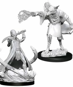 WizKids Games All Board Games Dungeons & Dragons - Nolzur's Marvelous Unpainted Minis: Arcanaloth & Ultraloth