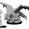 WizKids Games Dungeons & Dragons - Nolzur's Marvelous Unpainted Minis: Green Dragon Wyrmling & Elf All Board Games