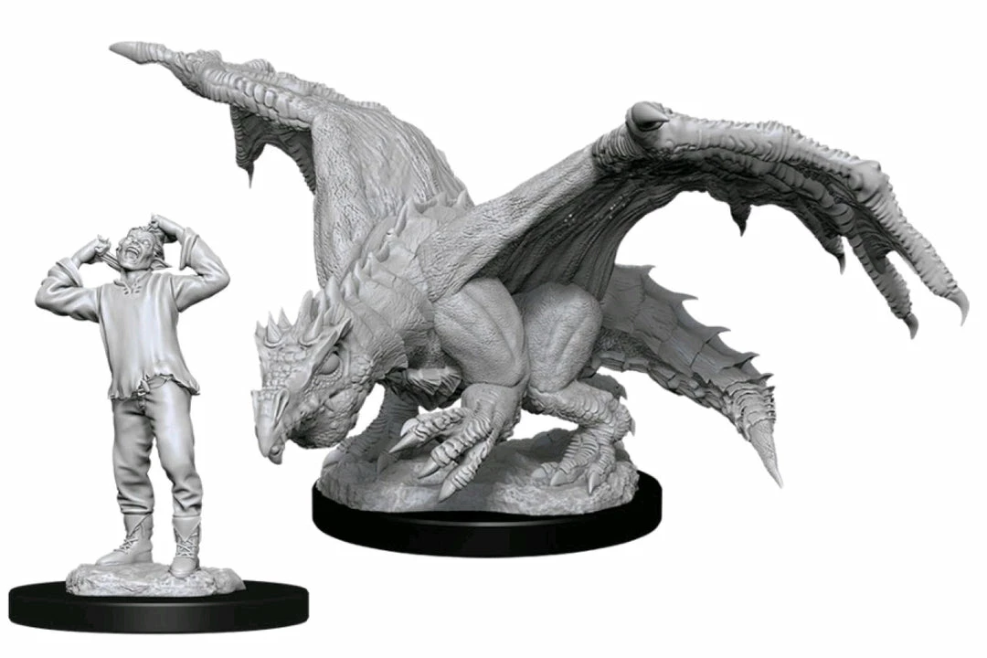 WizKids Games Dungeons & Dragons - Nolzur's Marvelous Unpainted Minis: Green Dragon Wyrmling & Elf All Board Games 1 WizKids Games Dungeons & Dragons - Nolzur's Marvelous Unpainted Minis: Green Dragon Wyrmling & Elf All Board Games