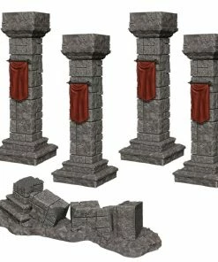 WizKids Games All Board Games WizKids - Deep Cuts Unpainted Miniatures: Pillars & Banners