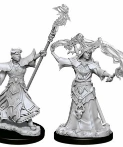 WizKids Games Pathfinder - Deep Cuts Unpainted Miniatures: Male Human Sorcerer All Board Games
