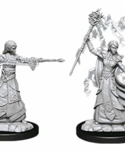 WizKids Games Dungeons & Dragons - Nolzurs Marvelous Unpainted Minis: Female Elf Wizard