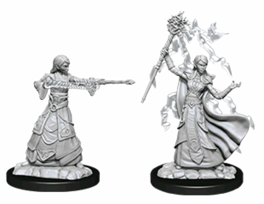 WizKids Games Dungeons & Dragons - Nolzurs Marvelous Unpainted Minis: Female Elf Wizard 1 WizKids Games Dungeons & Dragons - Nolzurs Marvelous Unpainted Minis: Female Elf Wizard