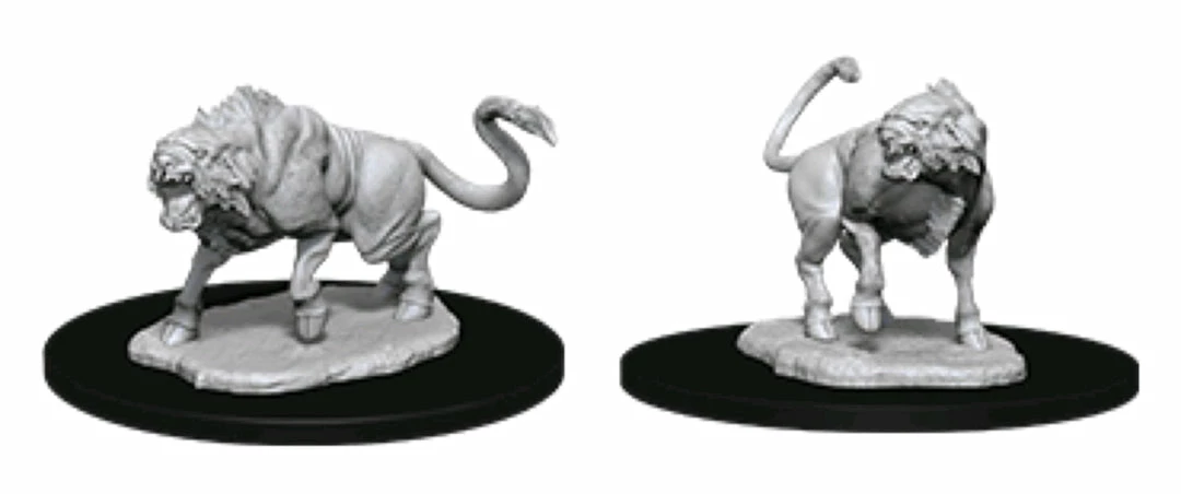 WizKids Games Dungeons & Dragons - Nolzurs Marvelous Unpainted Minis: Leucrotta All Board Games 1 WizKids Games Dungeons & Dragons - Nolzurs Marvelous Unpainted Minis: Leucrotta All Board Games