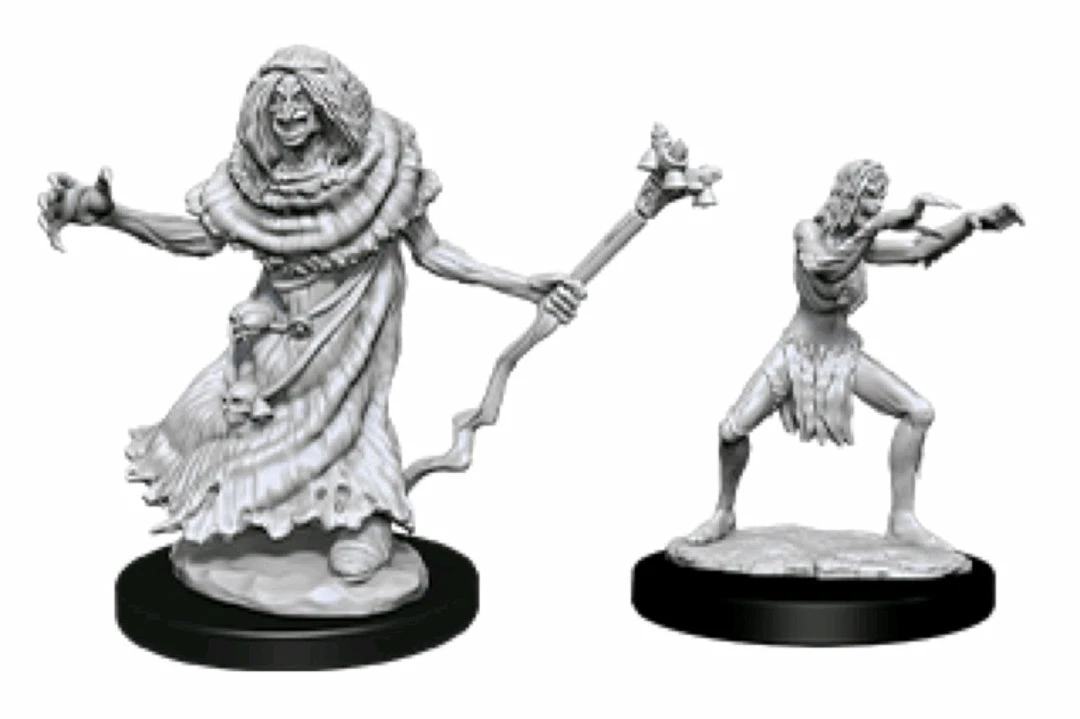 WizKids Games Dungeons & Dragons - Nolzurs Marvelous Unpainted Minis: Sea Hag & Bheur Hag All Board Games 1 WizKids Games Dungeons & Dragons - Nolzurs Marvelous Unpainted Minis: Sea Hag & Bheur Hag All Board Games