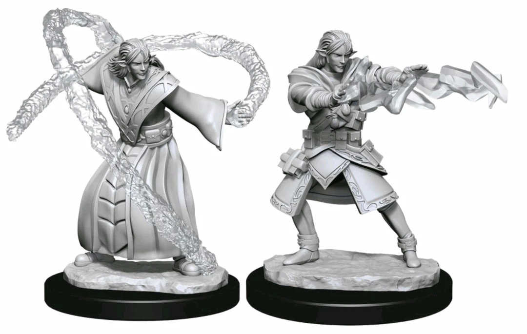 WizKids Games Dungeons & Dragons - Nolzur's Marvelous Unpainted Minis: Elf Wizard Male 1 WizKids Games Dungeons & Dragons - Nolzur's Marvelous Unpainted Minis: Elf Wizard Male