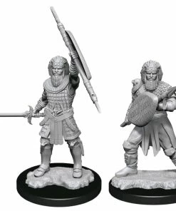 WizKids Games All Board Games Dungeons & Dragons - Nolzur's Marvelous Unpainted Minis: Human Fighter Male