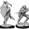 WizKids Games Dungeons & Dragons - Nolzur's Marvelous Unpainted Minis: Warforged Fighter Male