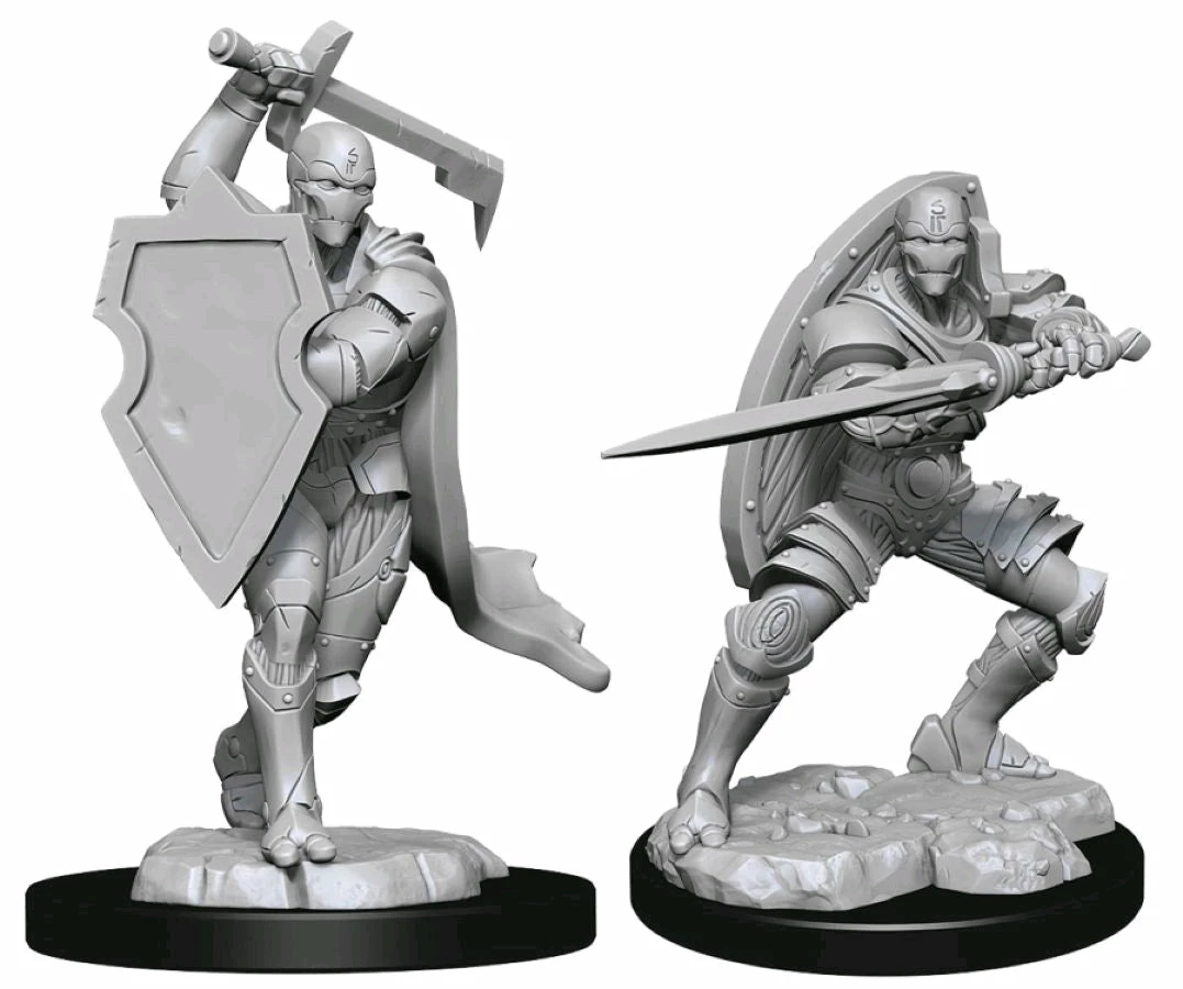 WizKids Games Dungeons & Dragons - Nolzur's Marvelous Unpainted Minis: Warforged Fighter Male 1 WizKids Games Dungeons & Dragons - Nolzur's Marvelous Unpainted Minis: Warforged Fighter Male