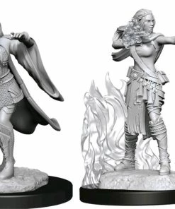 WizKids Games Dungeons & Dragons - Nolzur's Marvelous Unpainted Minis: Multiclass Warlock Sorcerer Female