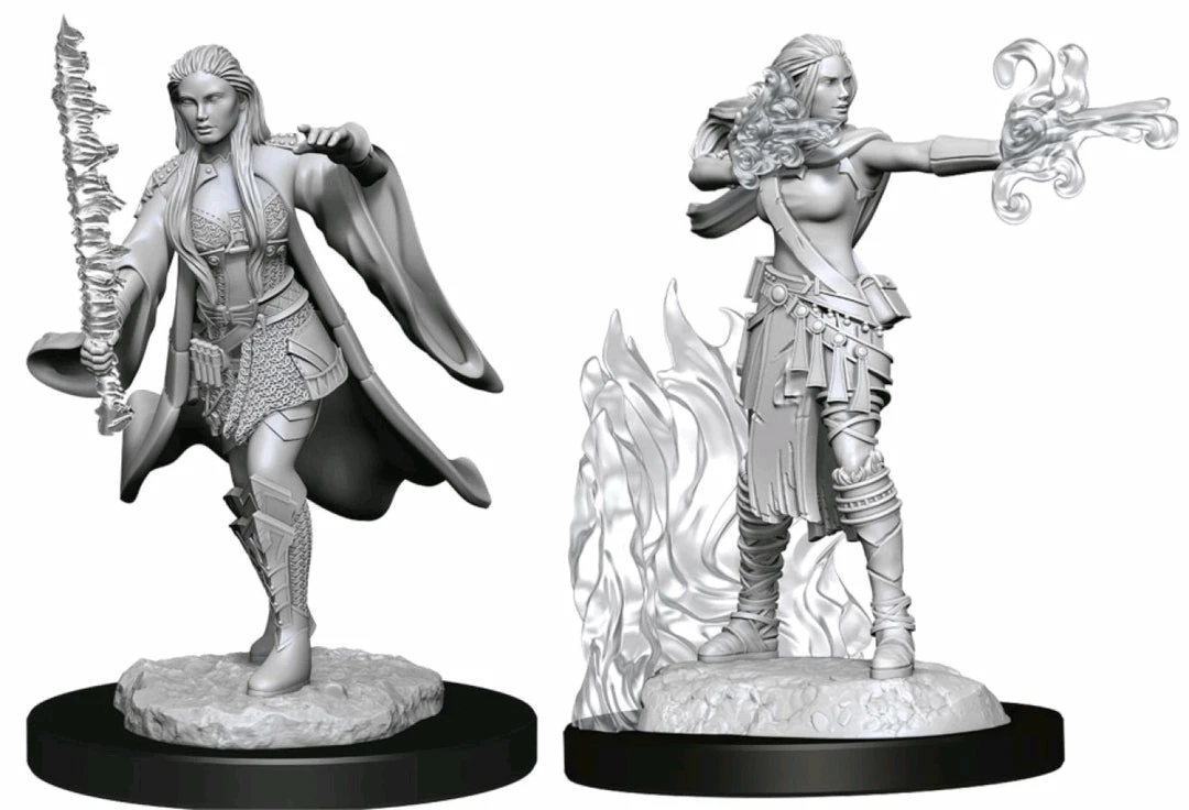 WizKids Games Dungeons & Dragons - Nolzur's Marvelous Unpainted Minis: Multiclass Warlock Sorcerer Female 1 WizKids Games Dungeons & Dragons - Nolzur's Marvelous Unpainted Minis: Multiclass Warlock Sorcerer Female