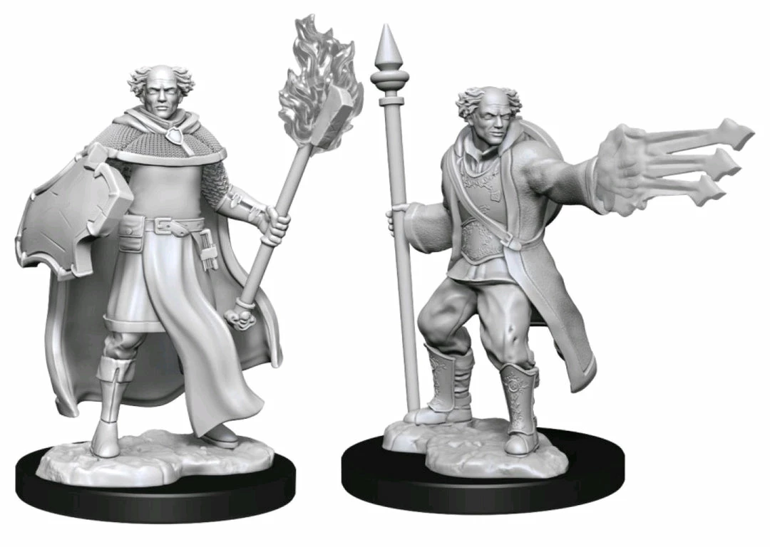 WizKids Games Dungeons & Dragons - Nolzur's Marvelous Unpainted Minis: Multiclass Cleric Wizard Male All Board Games 1 WizKids Games Dungeons & Dragons - Nolzur's Marvelous Unpainted Minis: Multiclass Cleric Wizard Male All Board Games