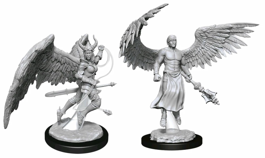 WizKids Games All Board Games Dungeons & Dragons - Nolzur's Marvelous Unpainted Minis: Deva & Erinyes 1 WizKids Games All Board Games Dungeons & Dragons - Nolzur's Marvelous Unpainted Minis: Deva & Erinyes