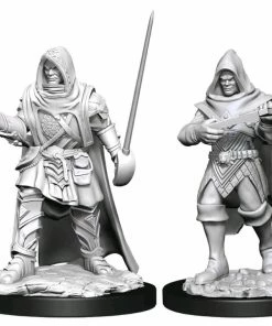 WizKids Games All Board Games Pathfinder - Deep Cuts Unpainted Miniatures: Human Rogue Male