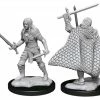 WizKids Games Pathfinder - Deep Cuts Unpainted Miniatures: Elf Fighter Male All Board Games