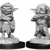 WizKids Games Pathfinder - Deep Cuts Unpainted Miniatures: Goblin Rogue Female
