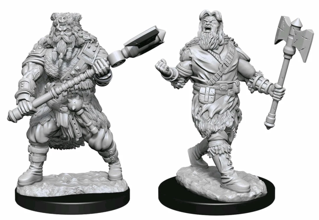 WizKids Games Dungeons & Dragons - Nolzur's Marvelous Unpainted Miniatures: Human Barbarian Male All Board Games 1 WizKids Games Dungeons & Dragons - Nolzur's Marvelous Unpainted Miniatures: Human Barbarian Male All Board Games