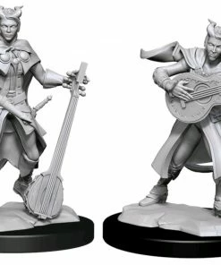 WizKids Games All Board Games Dungeons & Dragons - Nolzur's Marvelous Unpainted Miniatures: Tiefling Bard Female