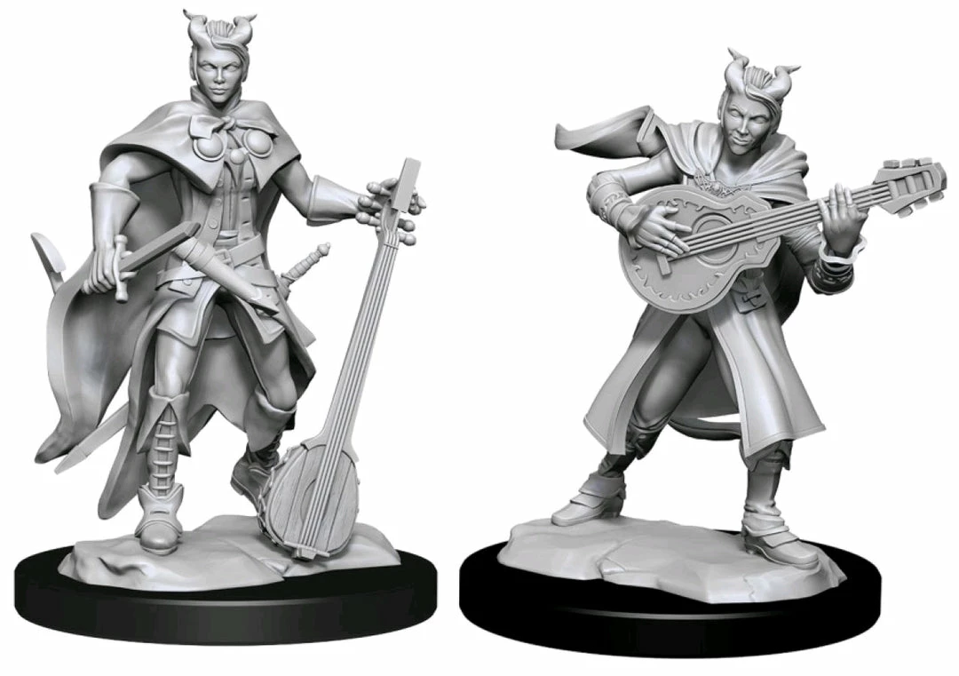 WizKids Games All Board Games Dungeons & Dragons - Nolzur's Marvelous Unpainted Miniatures: Tiefling Bard Female 1 WizKids Games All Board Games Dungeons & Dragons - Nolzur's Marvelous Unpainted Miniatures: Tiefling Bard Female