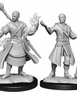WizKids Games Dungeons & Dragons - Nolzur's Marvelous Unpainted Miniatures: Half-Elf Wizard Male All Board Games