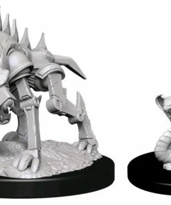 WizKids Games Dungeons & Dragons - Nolzur's Marvelous Unpainted Miniatures: Iron Cobra & Iron Defender All Board Games