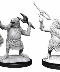 WizKids Games Dungeons & Dragons - Nolzur's Marvelous Unpainted Miniatures: Kuo-Toa & Kuo-Toa Whip