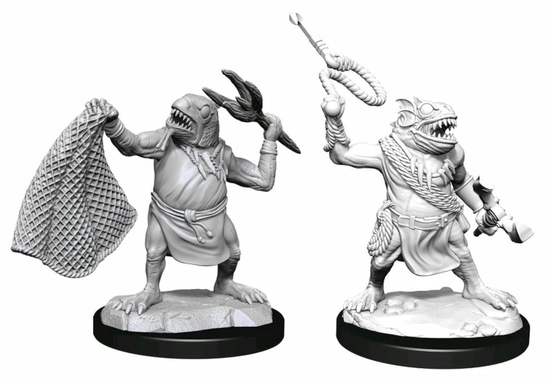 WizKids Games Dungeons & Dragons - Nolzur's Marvelous Unpainted Miniatures: Kuo-Toa & Kuo-Toa Whip 1 WizKids Games Dungeons & Dragons - Nolzur's Marvelous Unpainted Miniatures: Kuo-Toa & Kuo-Toa Whip