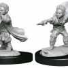 WizKids Games Pathfinder - Deep Cuts Unpainted Miniatures: Halfling Wizard Male All Board Games