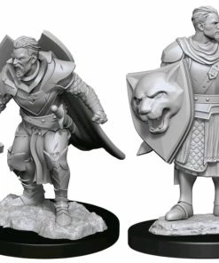 WizKids Games All Board Games Pathfinder - Deep Cuts Unpainted Miniatures: Human Champion Male