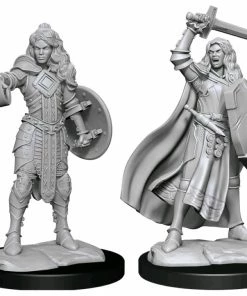 WizKids Games All Board Games Pathfinder - Deep Cuts Unpainted Miniatures: Human Champion Female