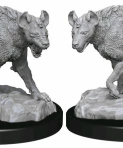 WizKids Games WizKids - Deep Cuts Unpainted Miniatures: Hyenas